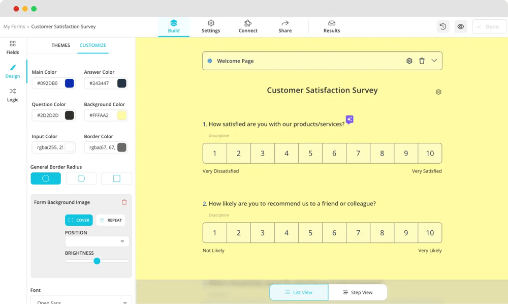 Anketinizi tasarlayın