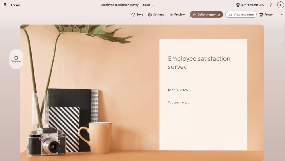 Öffnen Sie das Formular, das Sie öffentlich freigeben möchten