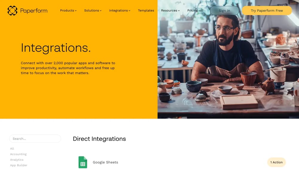 Paperform integrations