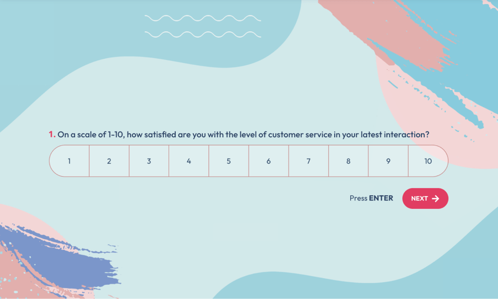 #1 Business survey question example