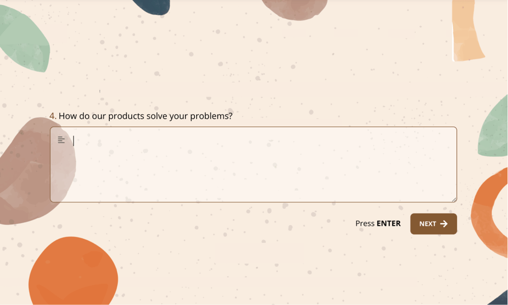 #4 Business survey question example