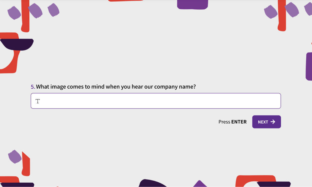 #5 Business survey question example