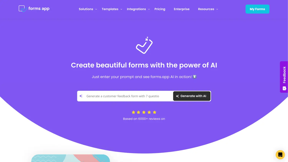 Generate your form with AI