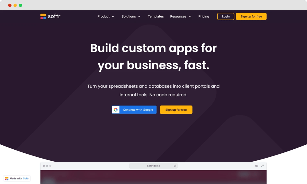 #16 Best marketing tools - Softr