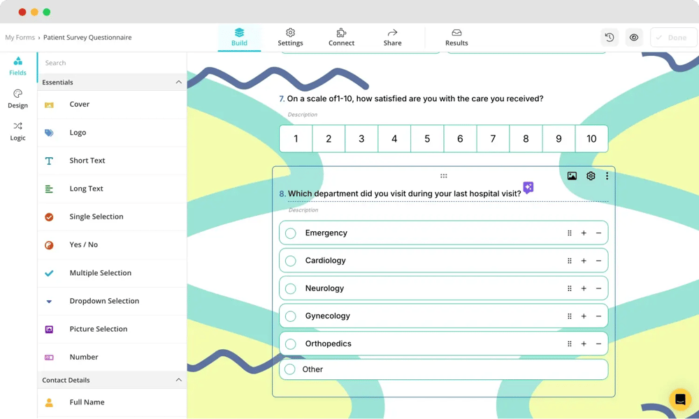 SOPS anketi sorularınızı ekleyin