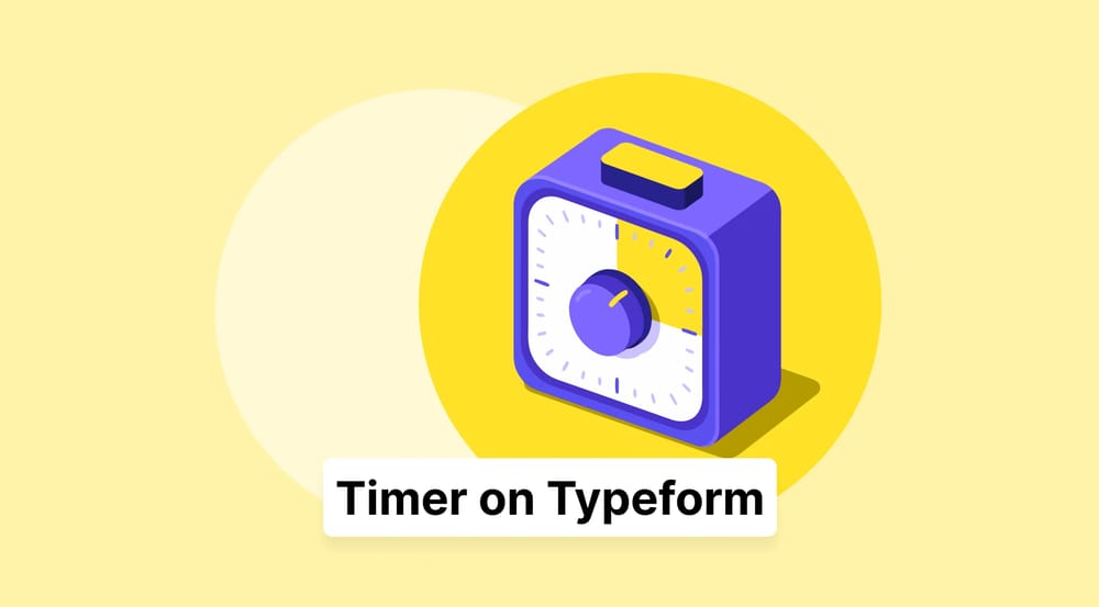 Cómo configurar un temporizador en Typeform