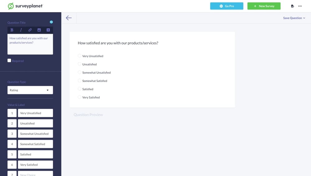 Workspace of SurveyPlanet