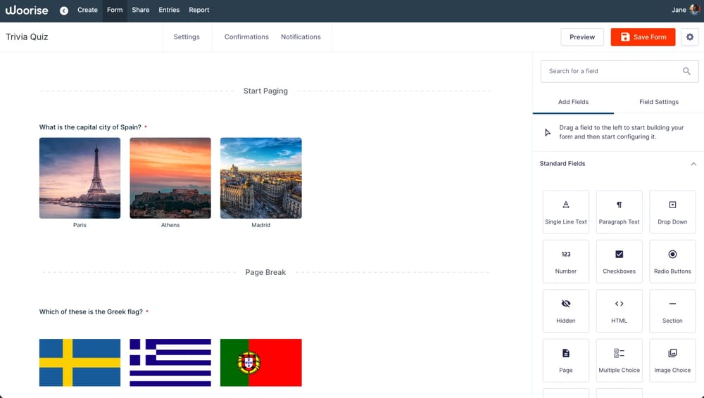 Workspace of Woorise