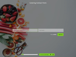 Catering Kontaktformularvorlage