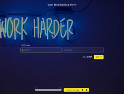 Gym Membership Form Template