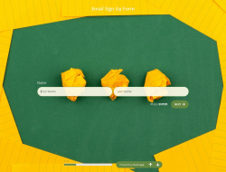 Email Sign Up Form Template