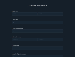 Danışmanlık Yönlendirme Formu Şablonu