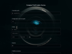 Photography Copyright Release Form Template
