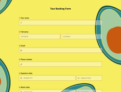 Tour Booking Form