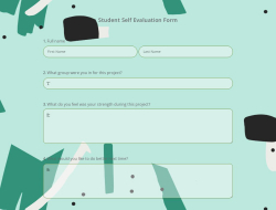 Student Self-Evaluation Form