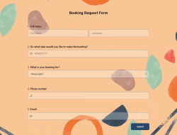 Booking Request Form