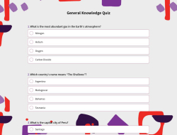 General Knowledge Quiz