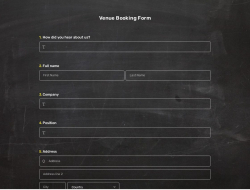 Venue Booking Form