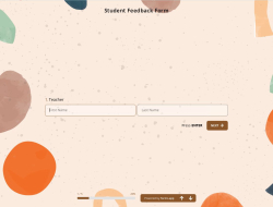 Student Feedback Form
