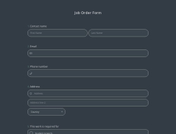 Formulário de Solicitação de Ordem de Serviço