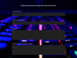Discord Ban Appeals Form