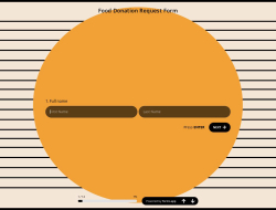 Food Donation Request Form