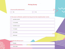 Pricing Survey