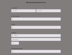 Membership Renewal Form