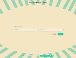 Delivery Request Form