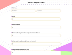 Feature Request Form