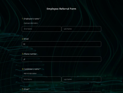 Plantilla de Formulario de Recomendación de Empleados
