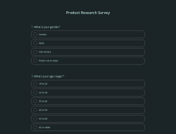 Vorlage für eine Produktforschungsumfrage