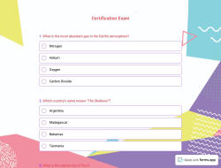 Examen de Certification