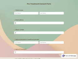 Pre-Treatment Consent Form