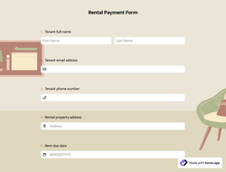Rental Payment Form
