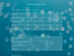 Modelo de Pesquisa de Feedback de Site