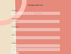 Massage Intake Form