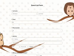 Guest List Form