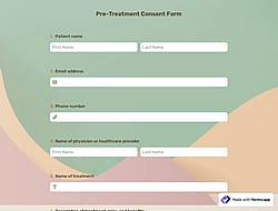 Pre-Treatment Consent Form
