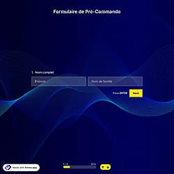 Modèle de Formulaire de Précommande