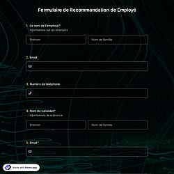 Formulaire de Recommandation des Employé