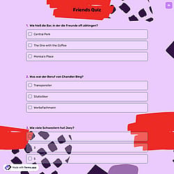 Friends Quiz