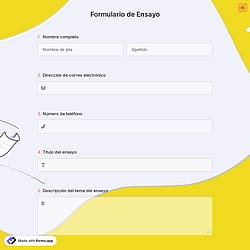 Formulario de Ensayo
