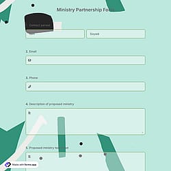 Ministry Partnership Form