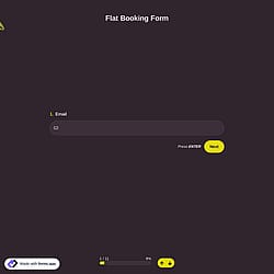 Flat Booking Form