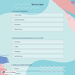 Quiz en Ligne