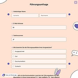 Führungsumfrage