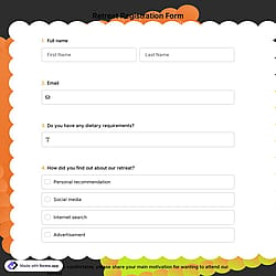 Retreat Registration Form