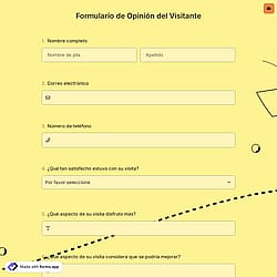 Formulario de Opinión del Visitante