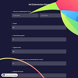 Ad Submission Form